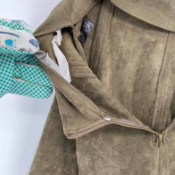 Potters Pot Skirt Women's Size Medium Olive Green Rear Zipper Formal Office - Picture 11 of 14